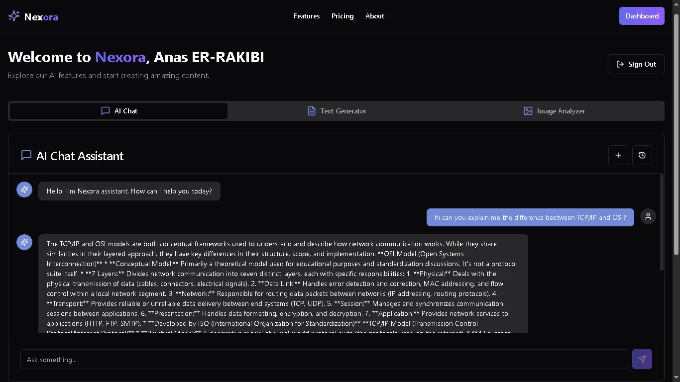 Nexora AI Platform